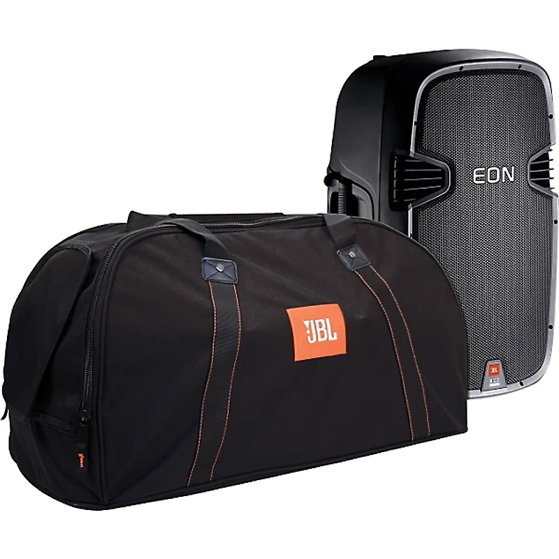 JBL EON15 Deluxe PA Speaker Carrying Bag (3rd Generation) Black Orange