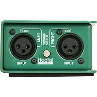 Radial Engineering J-ISO Jensen Transformer Equipped Stereo Isolator +4dB to -10dB Converter