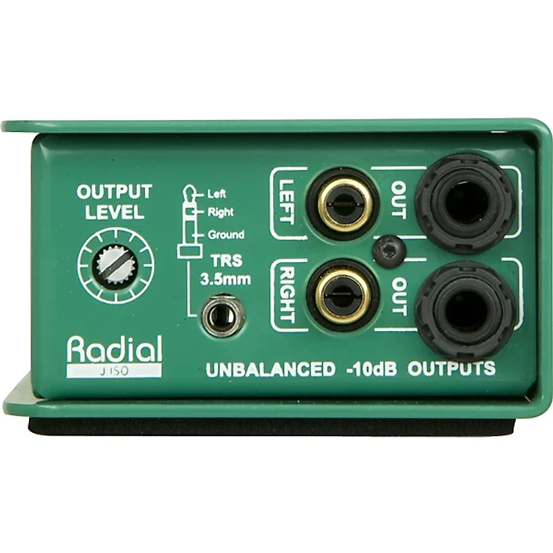 Radial Engineering J-ISO Jensen Transformer Equipped Stereo Isolator +4dB to -10dB Converter