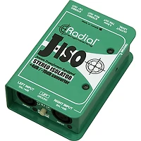 Radial Engineering J-ISO Jensen Transformer Equipped Stereo Isolator +4dB to -10dB Converter