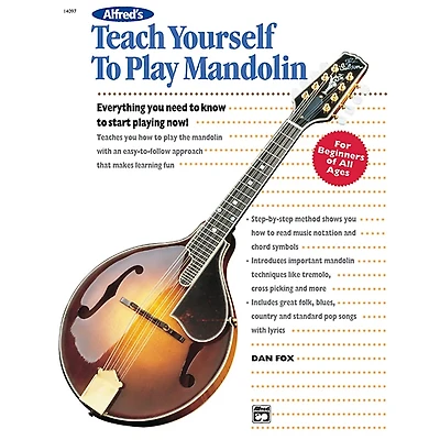 Alfred Teach Yourself To Play Mandolin Book