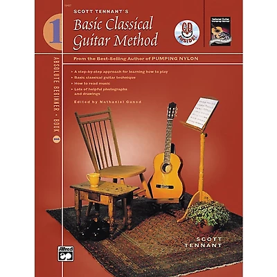 Alfred Basic Classical Guitar Method Book 1 with DVD