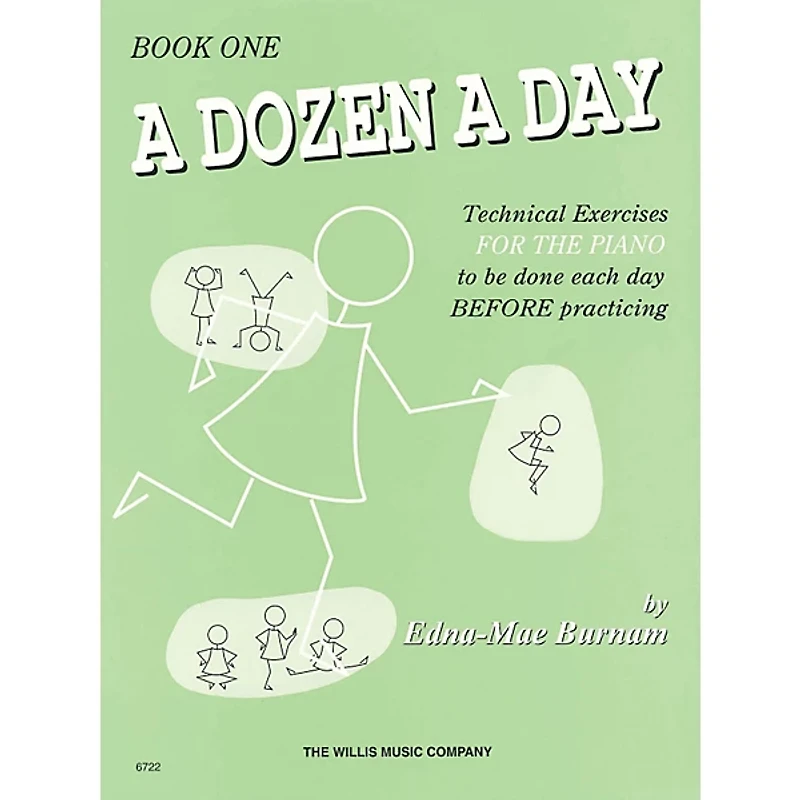 Hal Leonard A Dozen A Day Book 1 (Green cover)