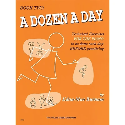 Hal Leonard A Dozen A Day Book 2 (Orange cover)
