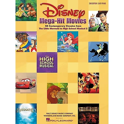 Hal Leonard Disney Mega-Hit Movies For Easy Piano