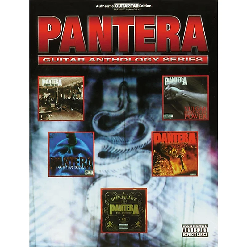 Alfred Pantera Anthology Guitar Tab Songbook
