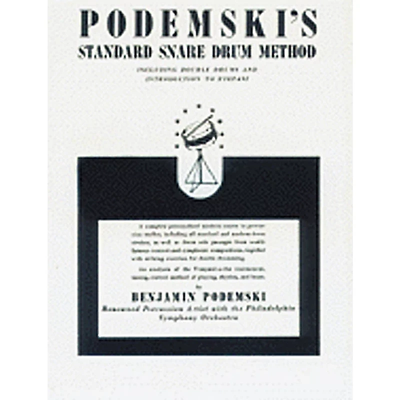 Alfred Podemski's Standard Snare Drum Method Book