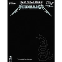 Hal Leonard Metallica Bass Guitar Tab Songbook