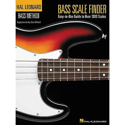 Hal Leonard Bass Scale Finder Book