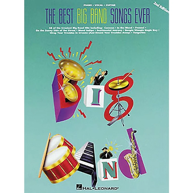 Hal Leonard The Best Big Band Songs Ever 2nd Edition Piano, Vocal, Guitar Songbook
