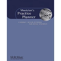 Hal Leonard Musician's Practice Planner-A Weekly Lesson Planner For Music Students Book