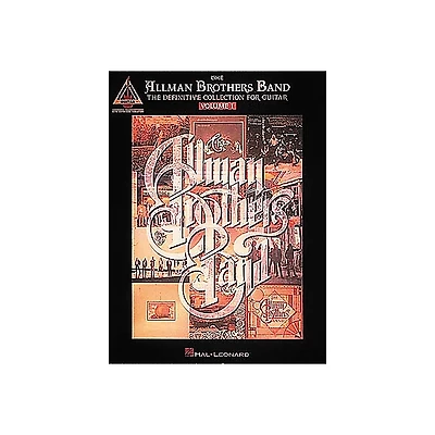 Hal Leonard Allman Bros Definitive Collection Volume 1 Guitar Tab Songbook