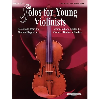 Alfred Solos for Young Violinists Violin Part and Accompaniment Vol. 2 (Book)