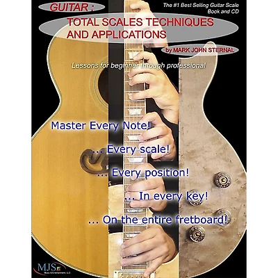 MJS Music Publications Total Scales Techniques and Applications - Guitar (Book/CD)