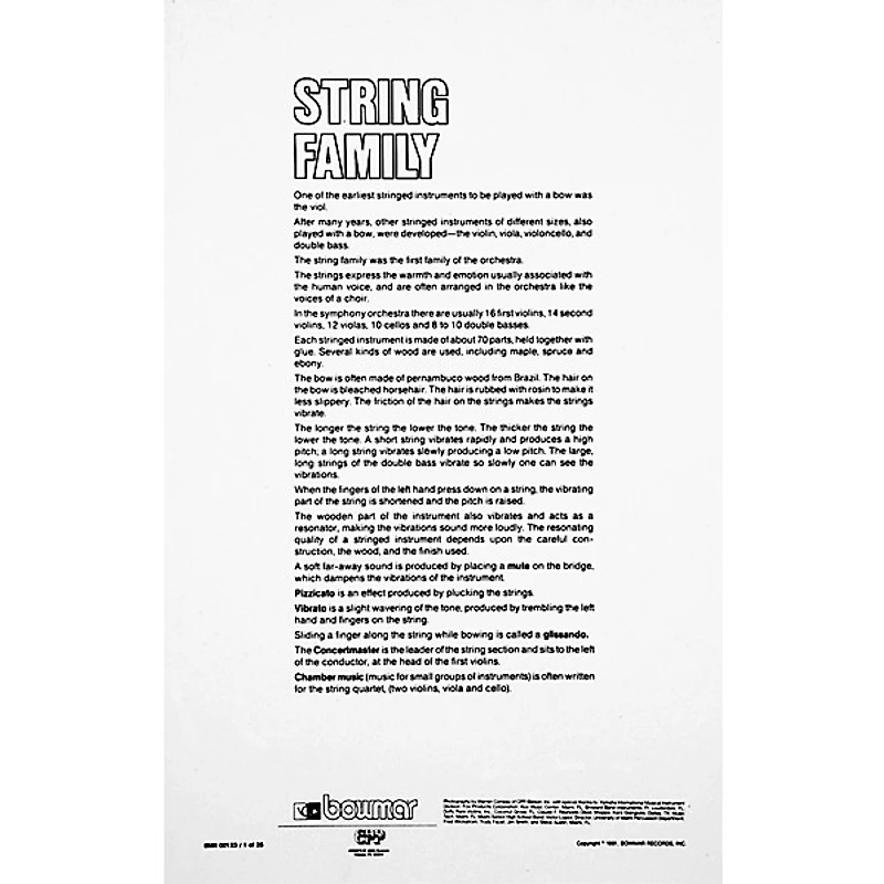 Alfred Meet the Instruments 25 Poster Set