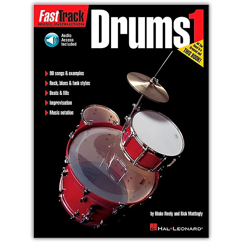 Hal Leonard FastTrack Drum Method 1 (Book/Online Audio)