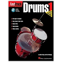 Hal Leonard FastTrack Drum Method 1 (Book/Online Audio)