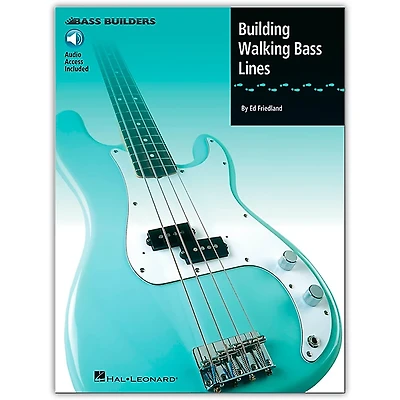 Hal Leonard Building Walking Bass Lines (Book/Online Audio)