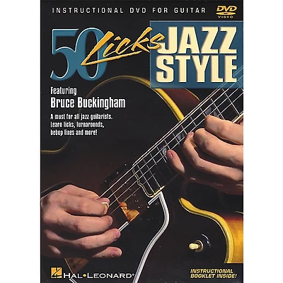 Hal Leonard 50 Licks Jazz Style DVD