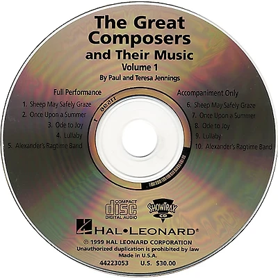 Hal Leonard Great Composers and Their Music CD