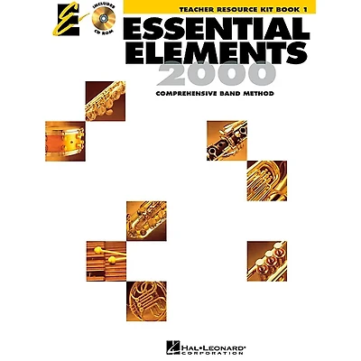 Hal Leonard Essential Elements 2000 for Band - Teacher Resource Kit (Book 1 with CD-ROM)