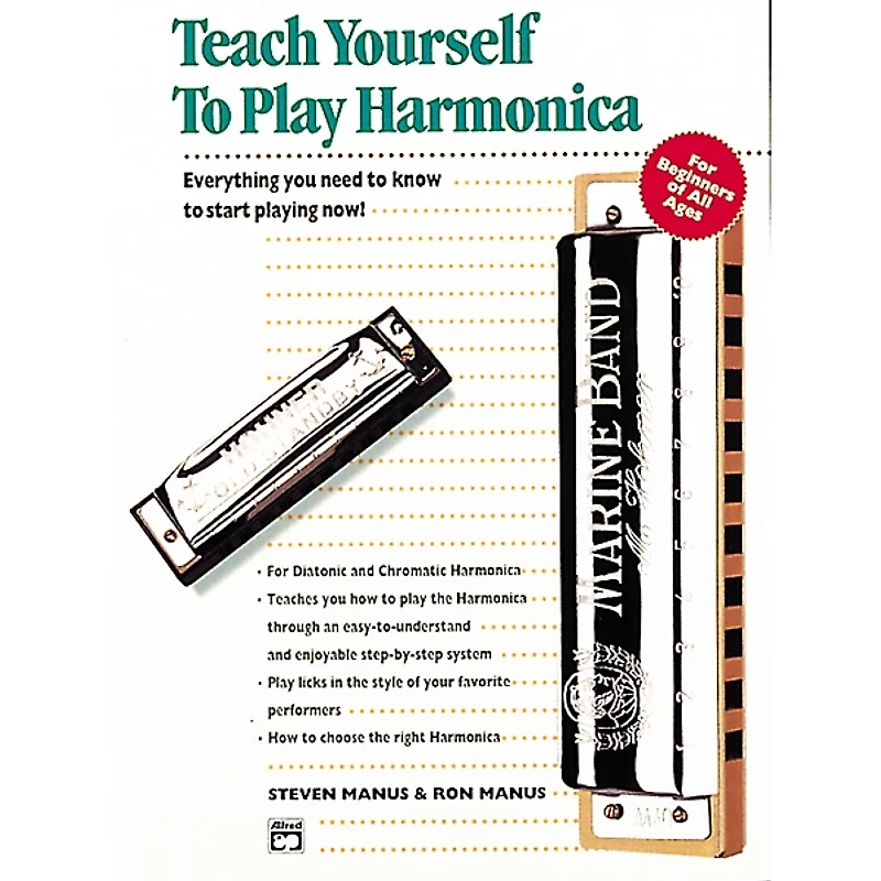 Alfred Teach Yourself To Play Harmonica (Book/Online Audio)