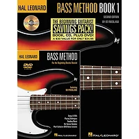 Hal Leonard Bass Method Beginner's Pack Book