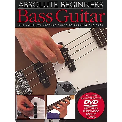 Music Sales Absolute Beginners Bass Guitar Book and DVD
