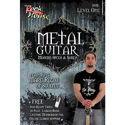 Hal Leonard Intermediate Metal Guitar with Marc Rizzo (Book/DVD)