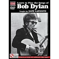 Hal Leonard Learn to Play The Songs of Bob Dylan - Guitar Legendary Licks DVD