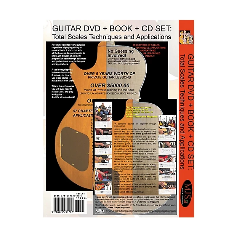 MJS Music Publications Total Scales Techniques And Applications DVD, Book, and CD Set