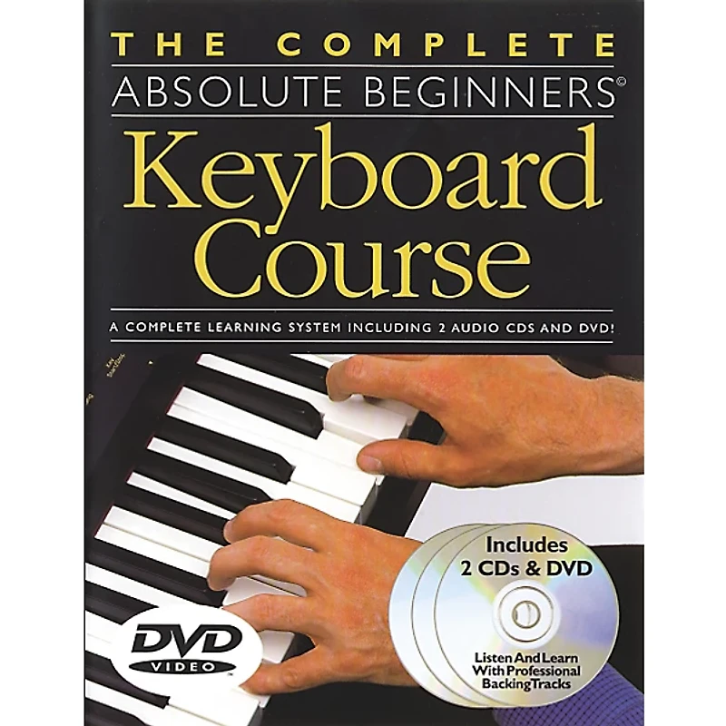 Music Sales Complete Absolute Beginners Keyboard Couse (Book/CD/DVD)