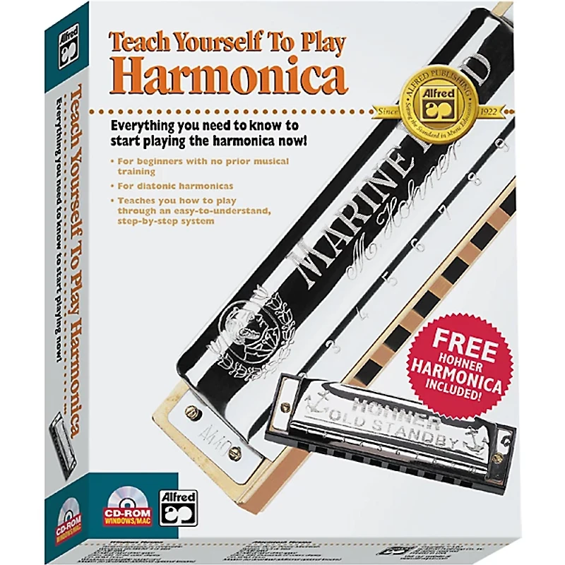 Alfred Teach Yourself To Play Harmonica CD-ROM