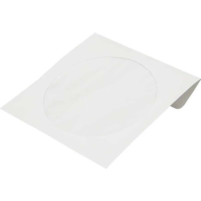 BK Media CD & DVD Paper Sleeves With Window 100-Pack