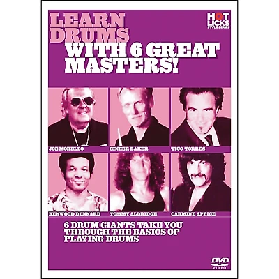 Hot Licks Learn Drums with 6 Great Masters DVD