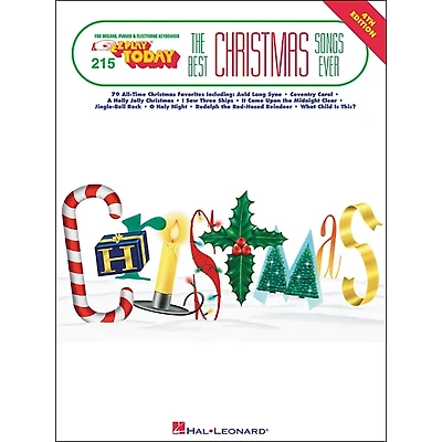 Hal Leonard Best Christmas Songs Ever 4th Edition E-Z Play 215