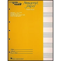 Hal Leonard Manuscript Paper (Wide Staff) 'E-Z Play Today'