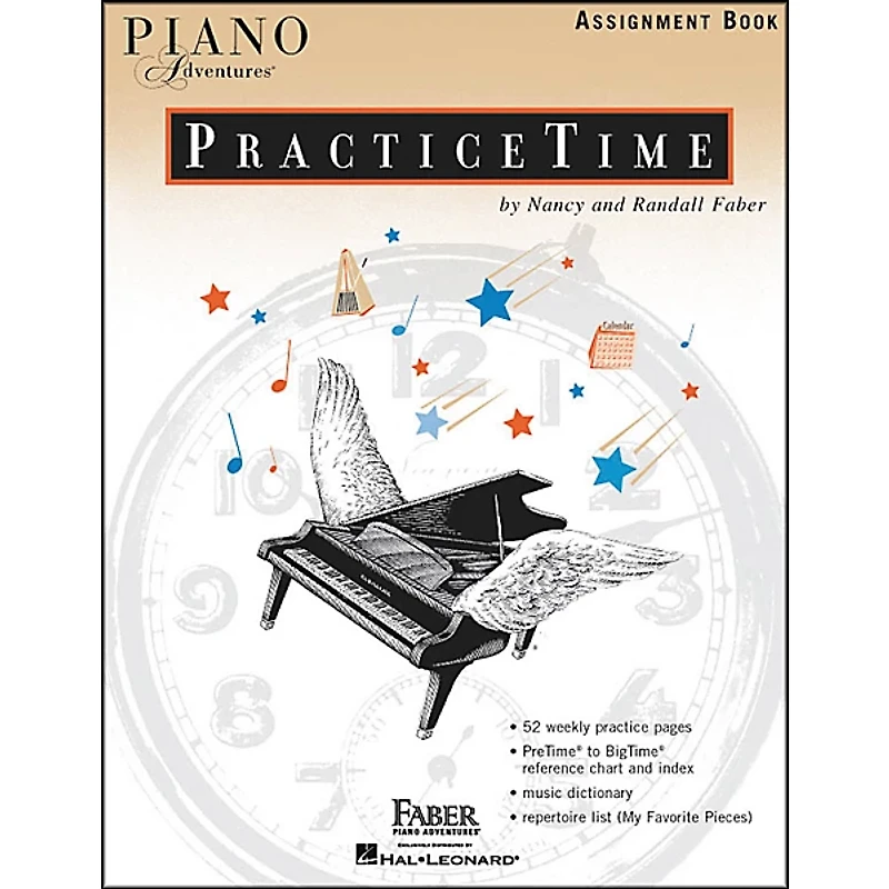 Faber Piano Adventures Piano Adventures Practice time assignment Book - Faber Piano