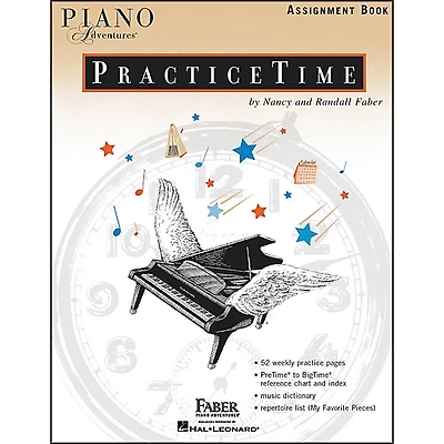 Faber Piano Adventures Piano Adventures Practice time assignment Book - Faber Piano