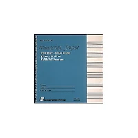 Hal Leonard Wide Staff Spiral Bound Manuscript Paper