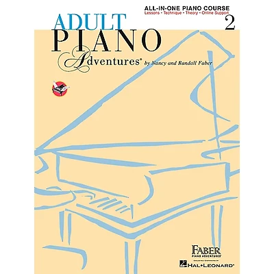 Faber Piano Adventures Adult Piano Adventures All-In-One Lesson Book 2 - Faber Piano (Book/Online Audio)