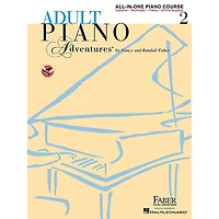 Faber Piano Adventures Adult Piano Adventures All-In-One Lesson Book 2 - Faber Piano (Book/Online Audio)