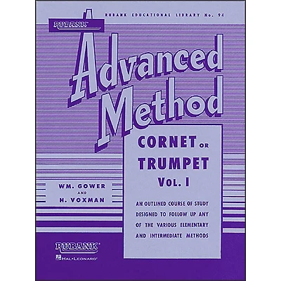 Hal Leonard Rubank Advanced Method for Cornet Or Trumpet Volume 1