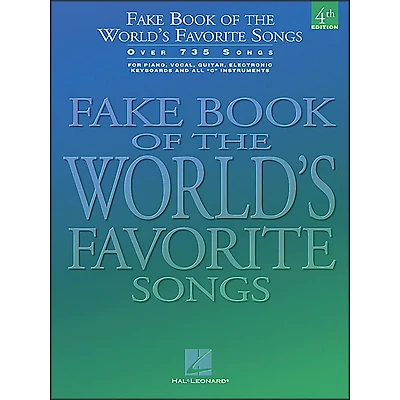 Hal Leonard Fake Book Of The World's Favorite Songs 4th Edition - Over 735 Songs