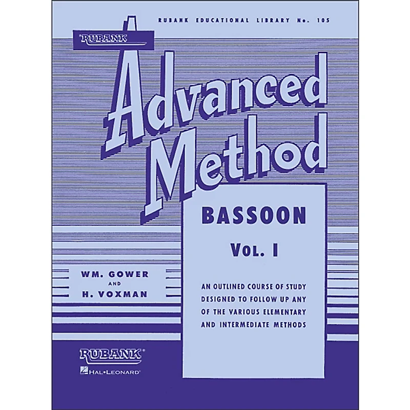 Hal Leonard Rubank Advanced Method for Bassoon Volume 1