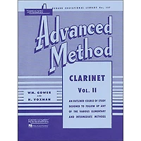 Hal Leonard Rubank Advanced Method for Clarinet Volume