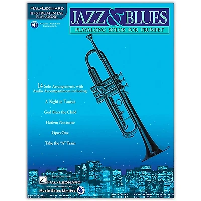 Hal Leonard Jazz & Blues Playalong Solos for Trumpet (Book/Online Audio)
