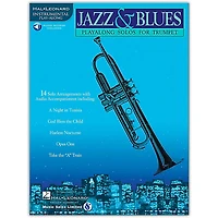Hal Leonard Jazz & Blues Playalong Solos for Trumpet (Book/Online Audio)