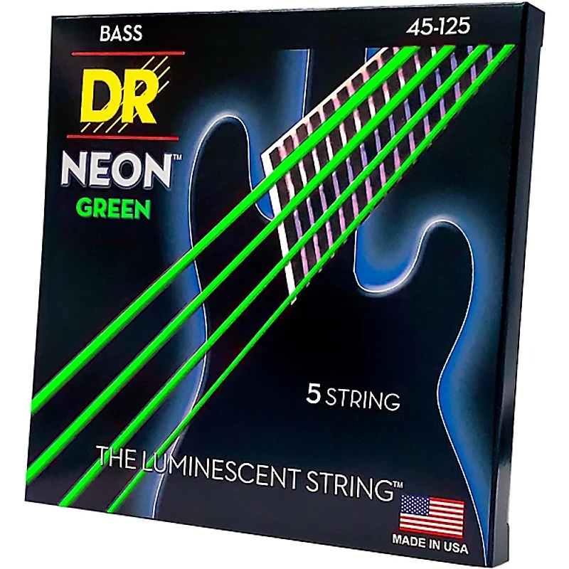 DR Strings NEON Hi-Def Bass SuperStrings Medium -String