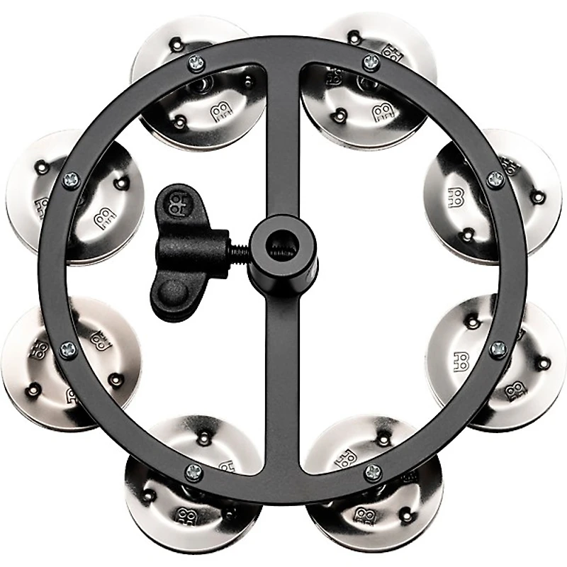 MEINL Hi-Hat Tambourine Black 1 Row